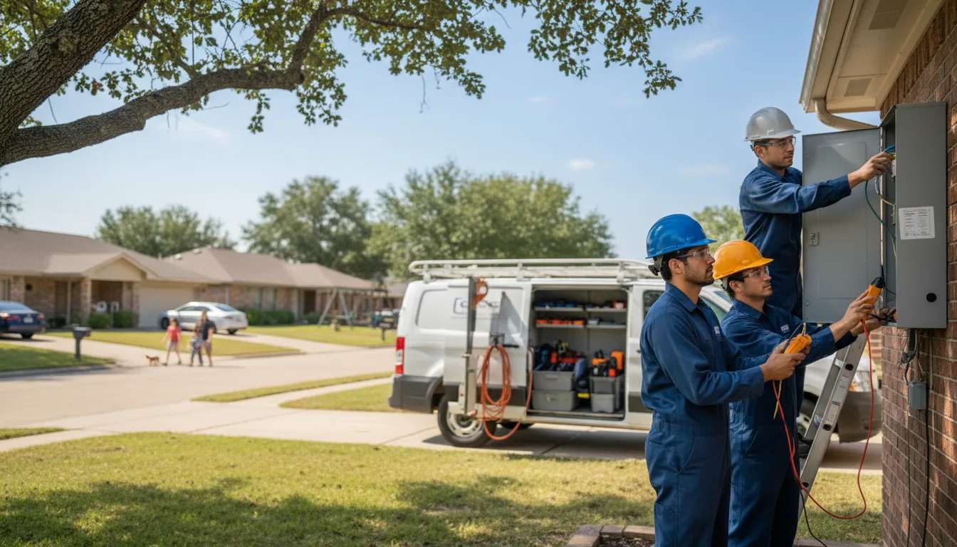 Certified electrician providing emergency electrical services in Shelby, NE